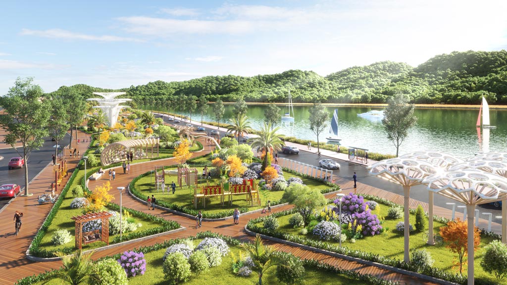 Không gian sống xanh tại Dasong Village Hòa Bình - Phú Thọ