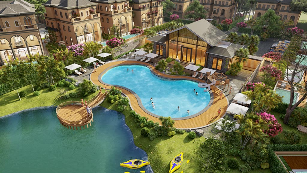 Hệ thống tiện ích đủ đầy tại Dasong Village Hòa Bình