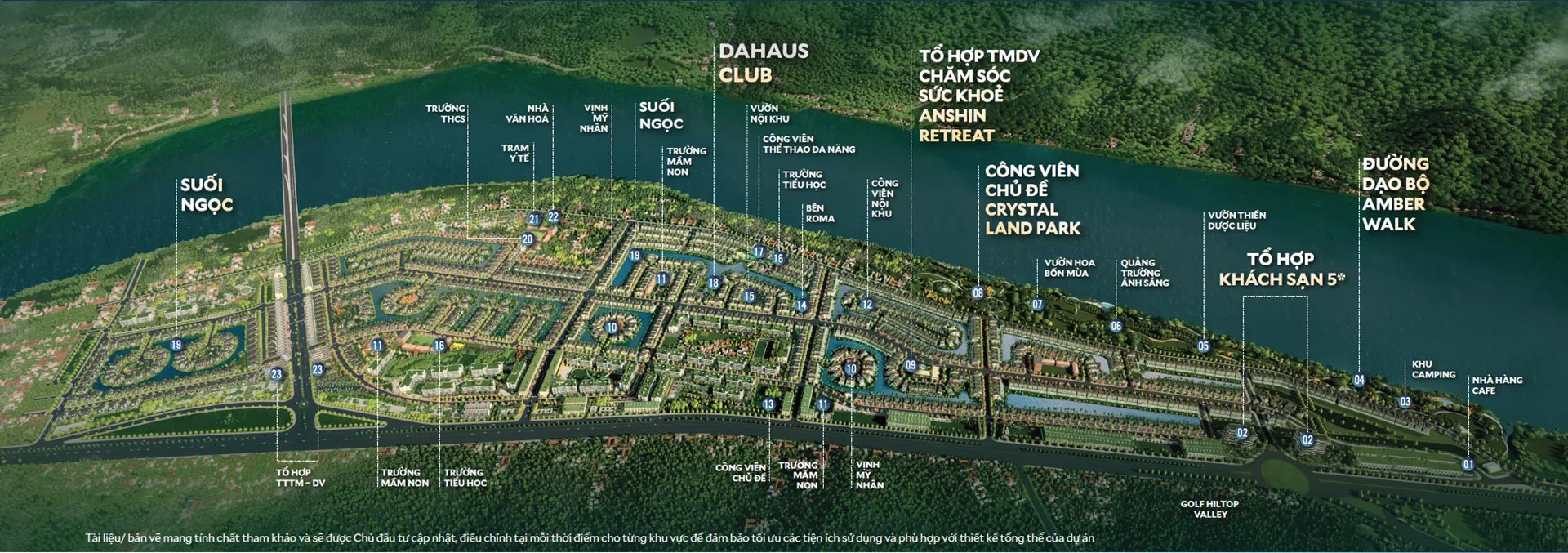 Tiện ích dự án Dasong Village Hòa Bình - Phú Thọ